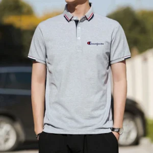 【High Quality】Men Polo T Shirt Collar Casual Solid Color Men Big Size M-5XL Men Oversize Bussiness T Shirt Collar baju t shirt lelaki berkolar